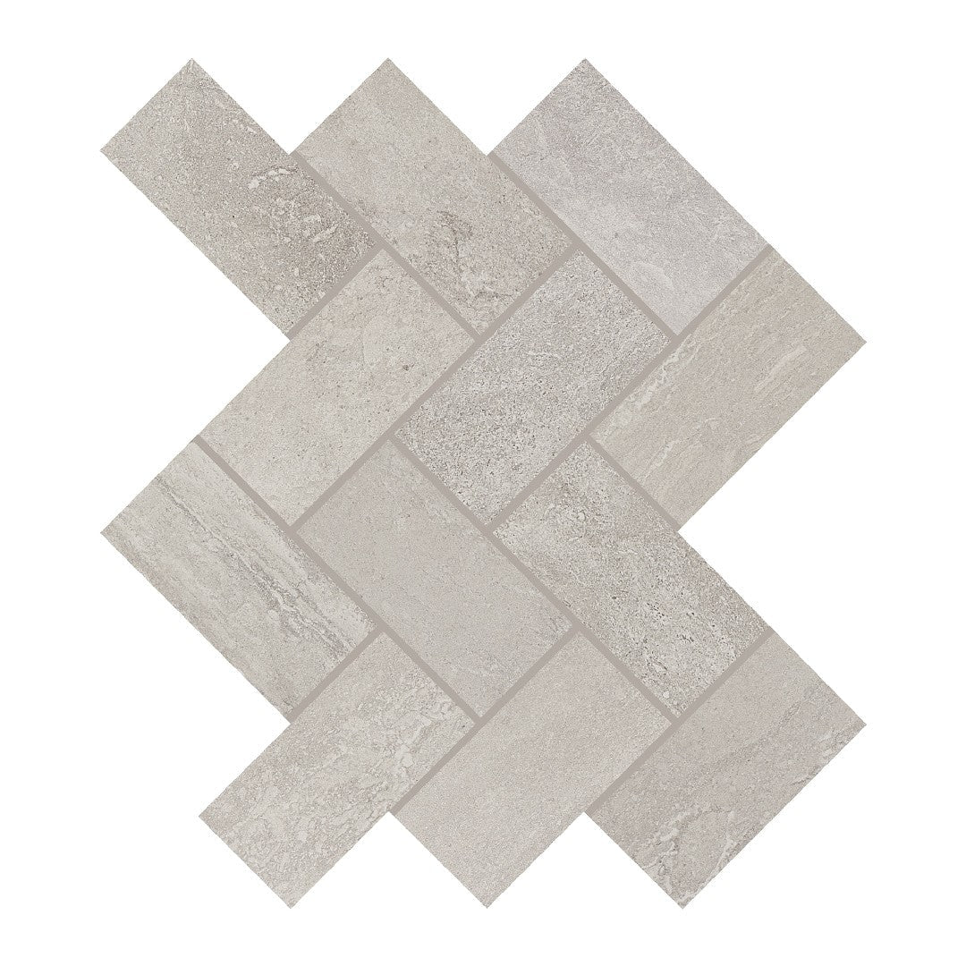 Daltile Advantage 12 x 14 Matte Ceramic 2x4 Herringbone Mosaic