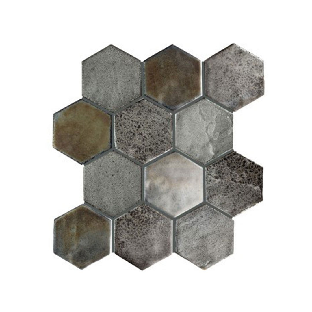 Daltile-Empyrean-10-x-12-Glossy-Ceramic-2-Hexagon-Wall-Mosaic-Cool-Blend