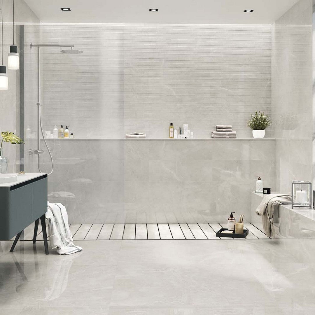 Euroker-Bayona-48-x-48-Rectified-Polished-Porcelain-Tile-Silver