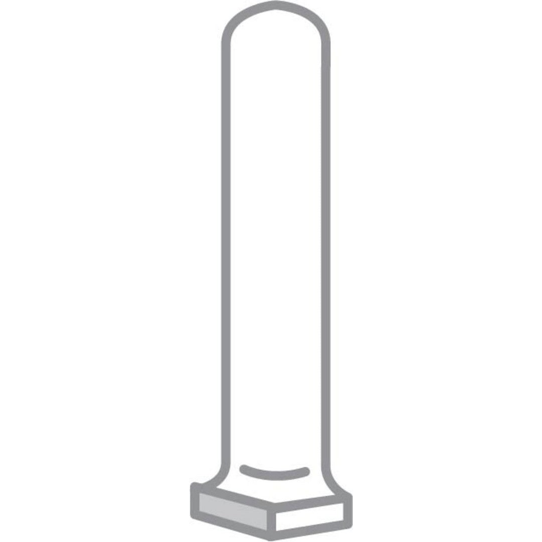 Emser Hangar 1" x 6" Matte Porcelain Cove Base Corner