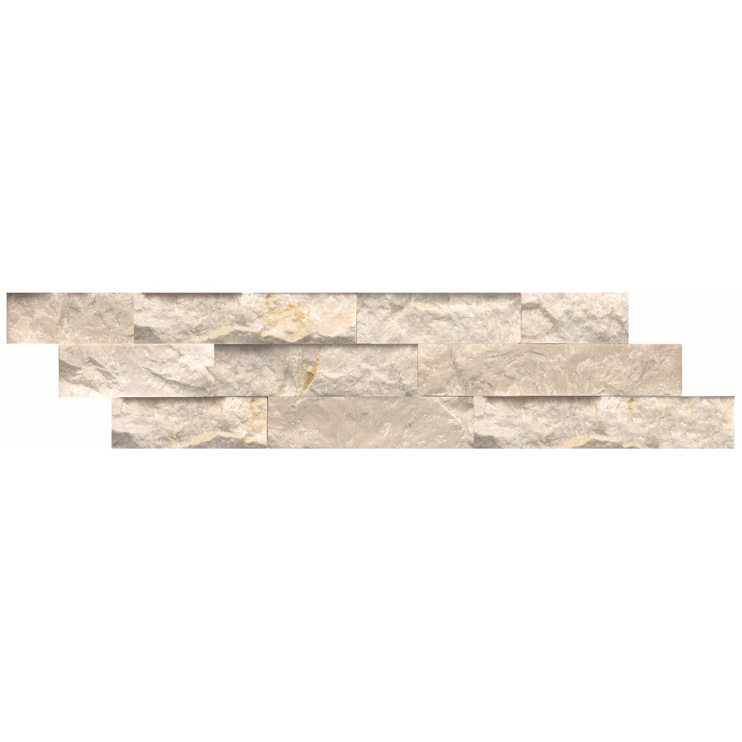 Emser Structure 6" x 24" Splitface Marble Stacked Ledger