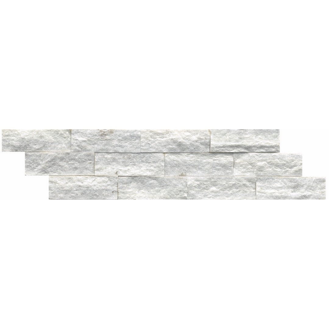 Emser Structure 6" x 24" Splitface Marble Stacked Ledger