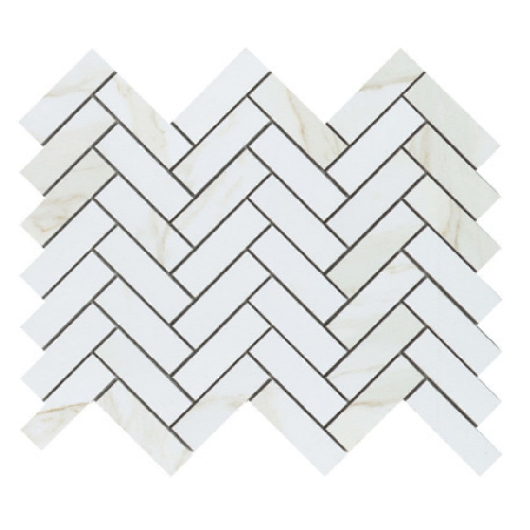Emser Nobleza 10" x 12" Herringbone Matte Porcelain Mosaic