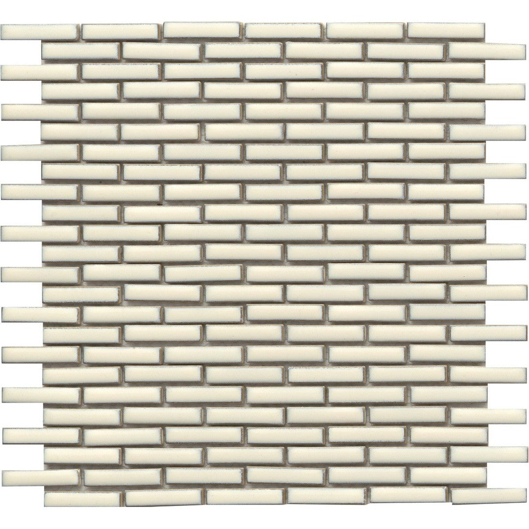 Emser Regala 12" x 12" Glossy Mini Offset Porcelain Mosaic