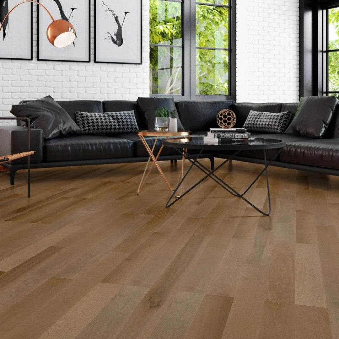 Mercier-Elegancia-Solid-3.25-x-84-Distinction-Yellow-Birch-Satin-19mm-Hardwood-Plank-English-Tea-Yellow-Birch