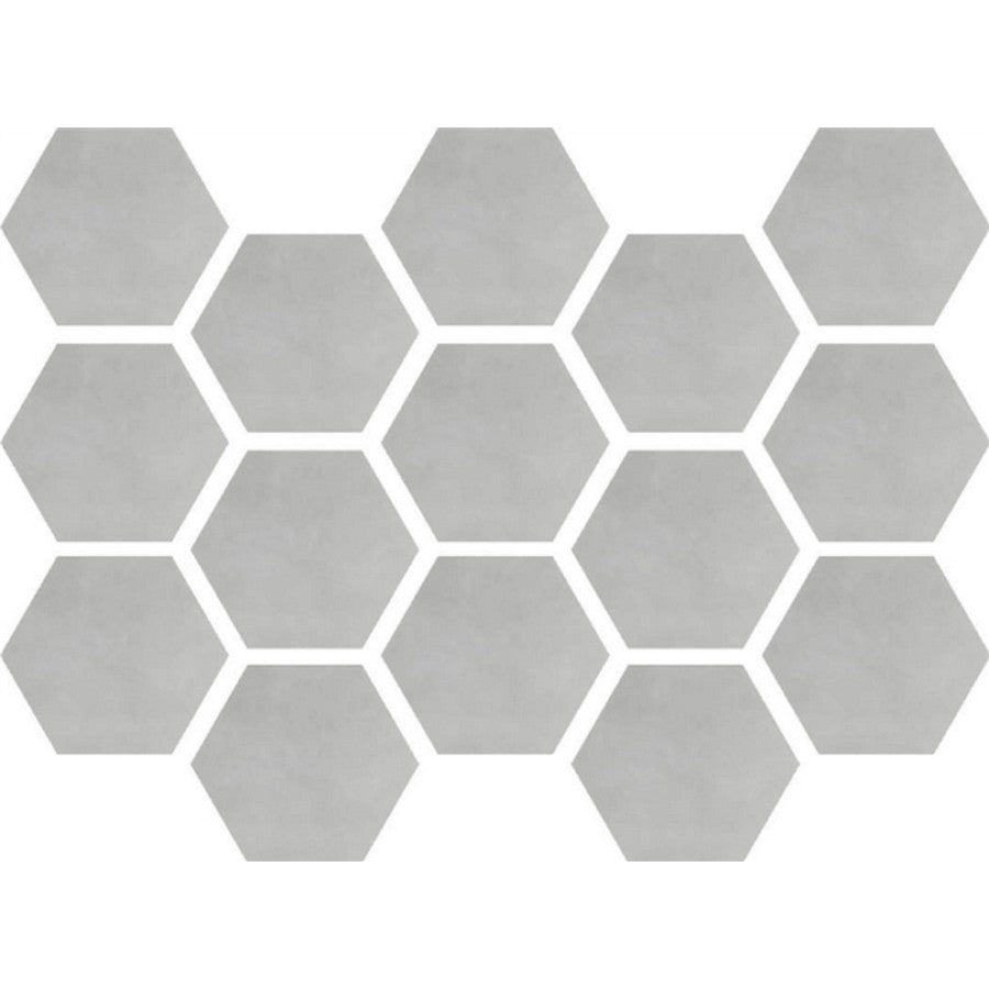 Happy Floors Etna 10" x 14" Porcelain Hexagon Mosaic
