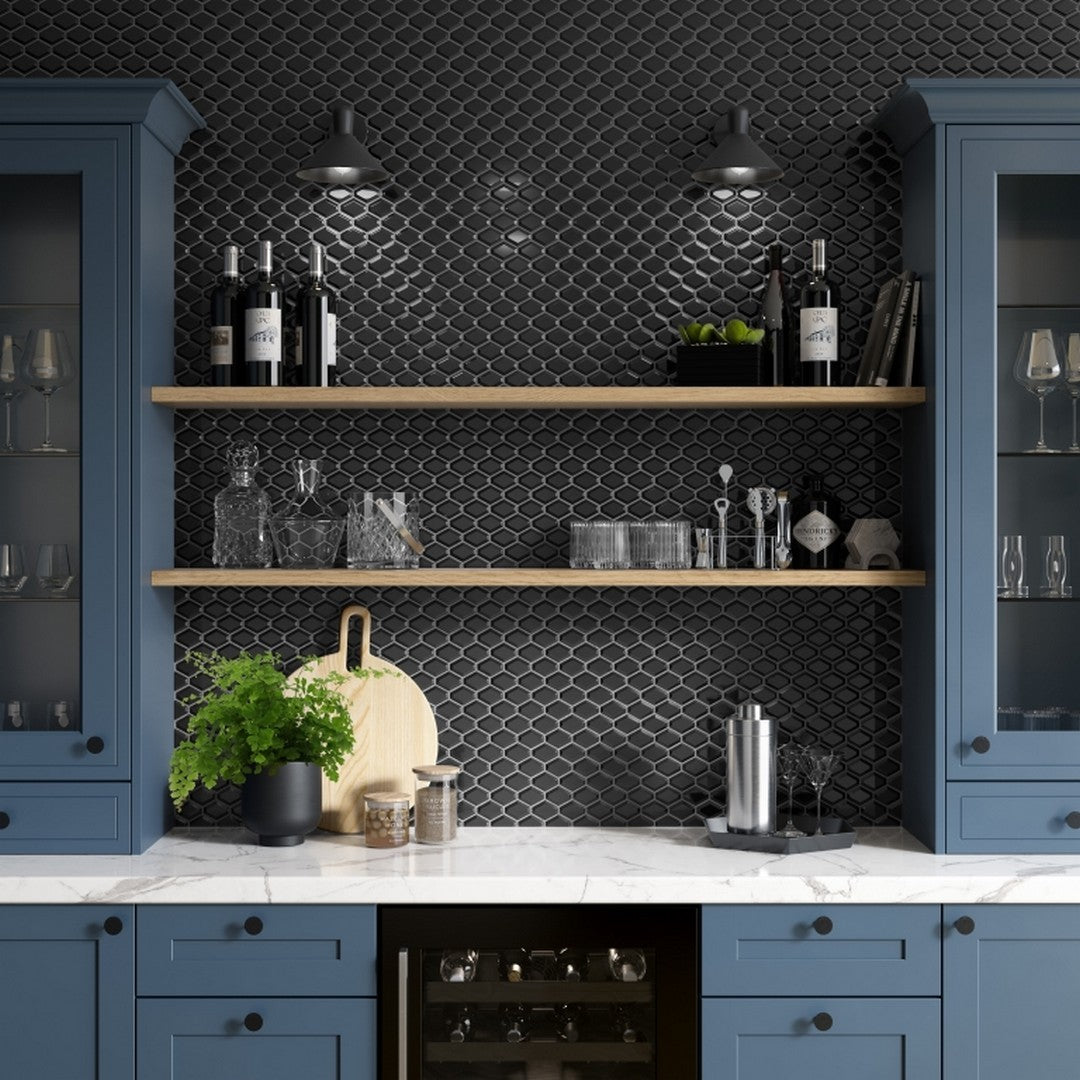 Emser-Catch-10-x-13-Pressed-Glossy-2-Hexagon-Porcelain-Mosaic-Black