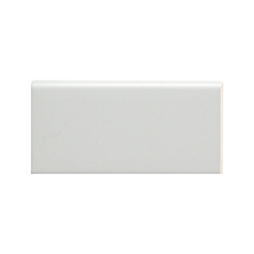 Emser Catch 3" x 6" Pressed Matte Ceramic Wall Bullnose