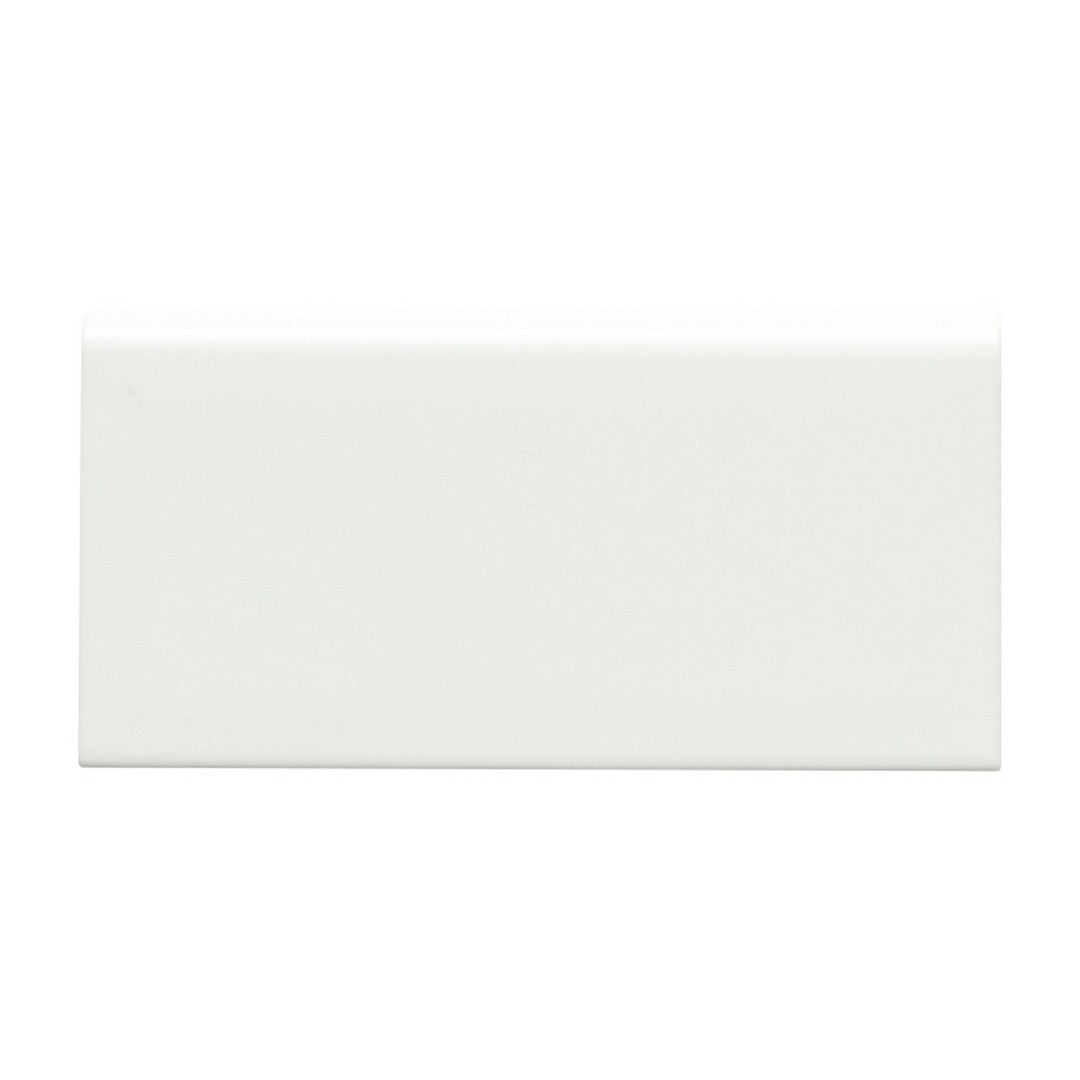 Emser Catch 3" x 6" Pressed Matte Ceramic Wall Bullnose