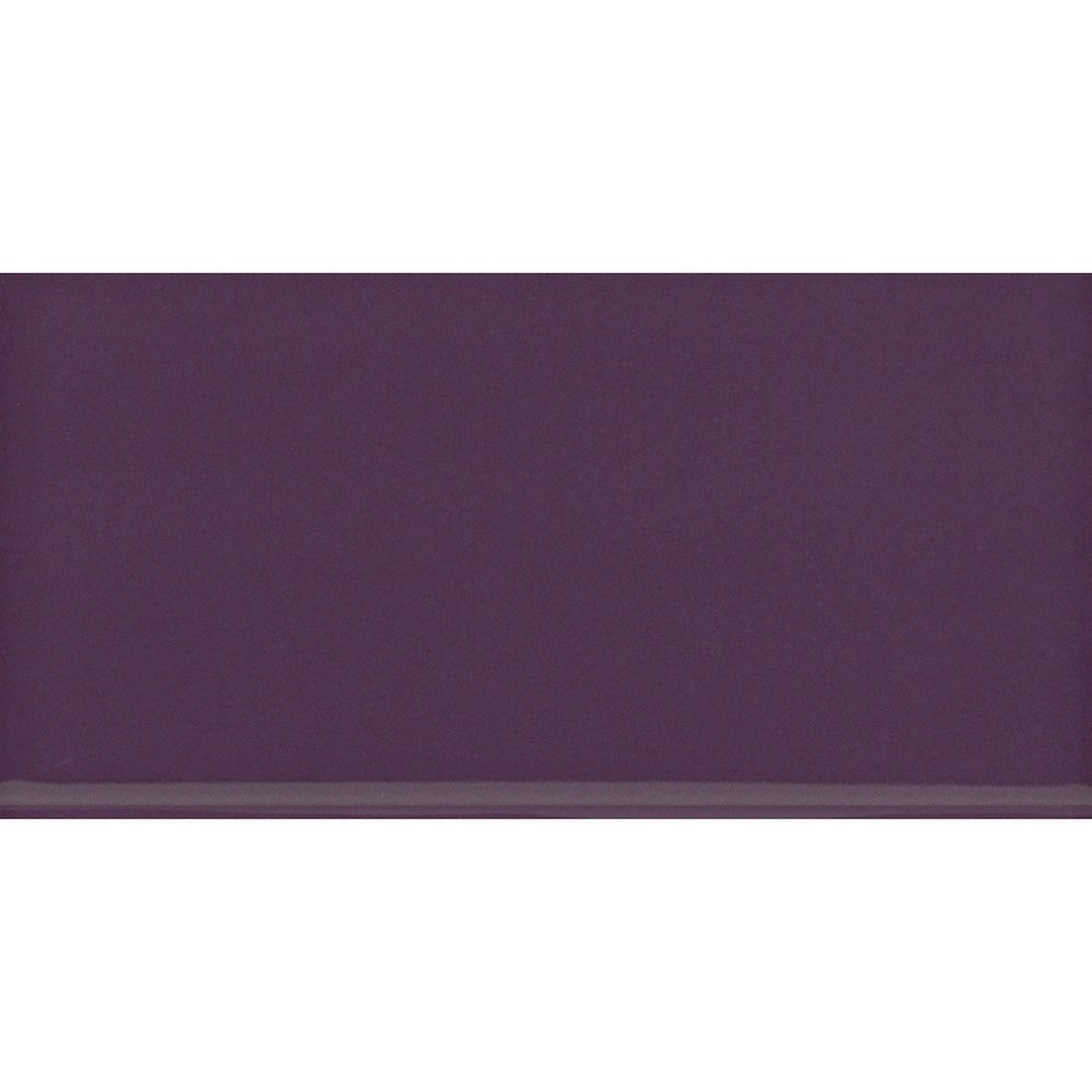 Emser Catch 3" x 6" Pressed Glossy Ceramic Wall Bullnose