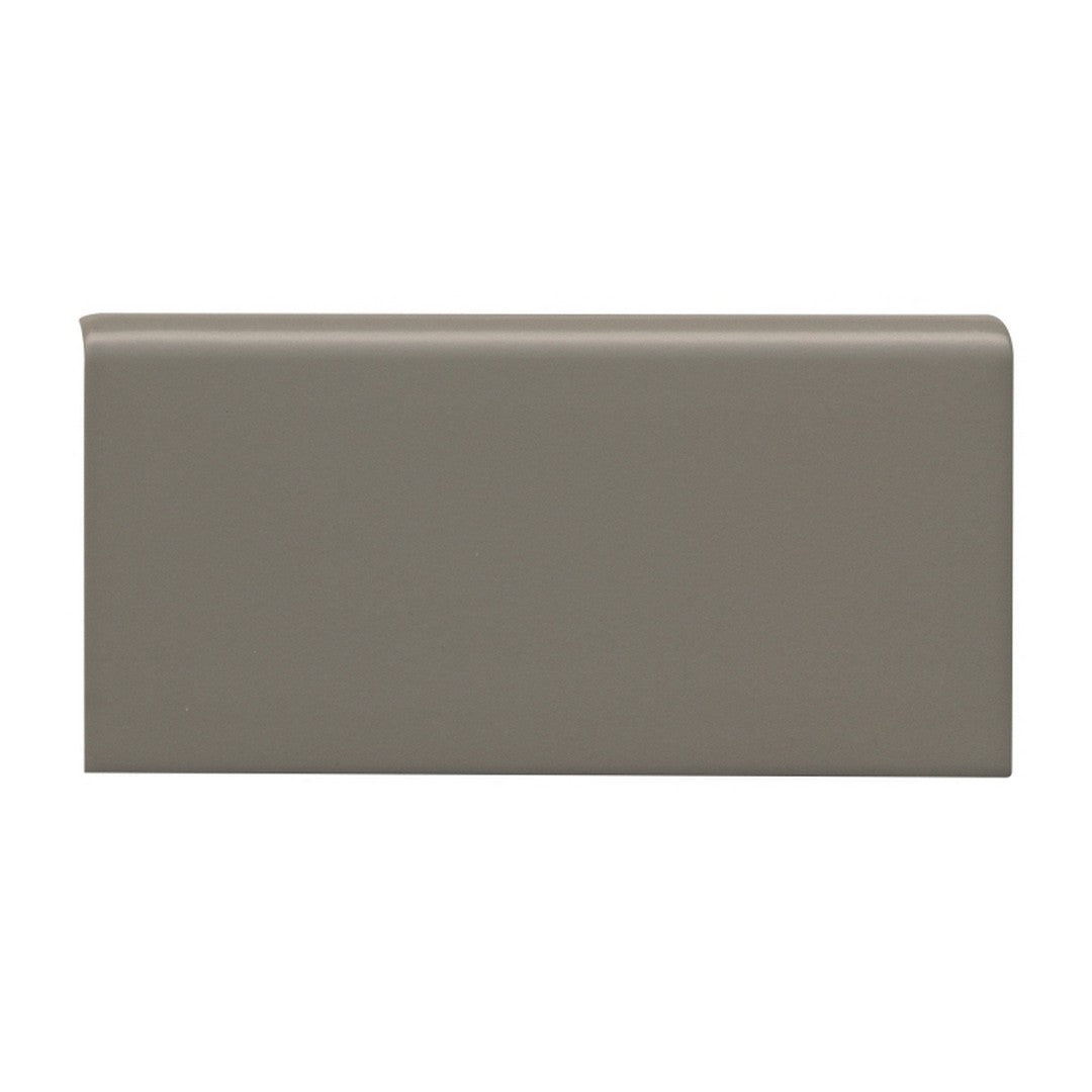 Emser Catch 3" x 6" Pressed Matte Ceramic Wall Bullnose