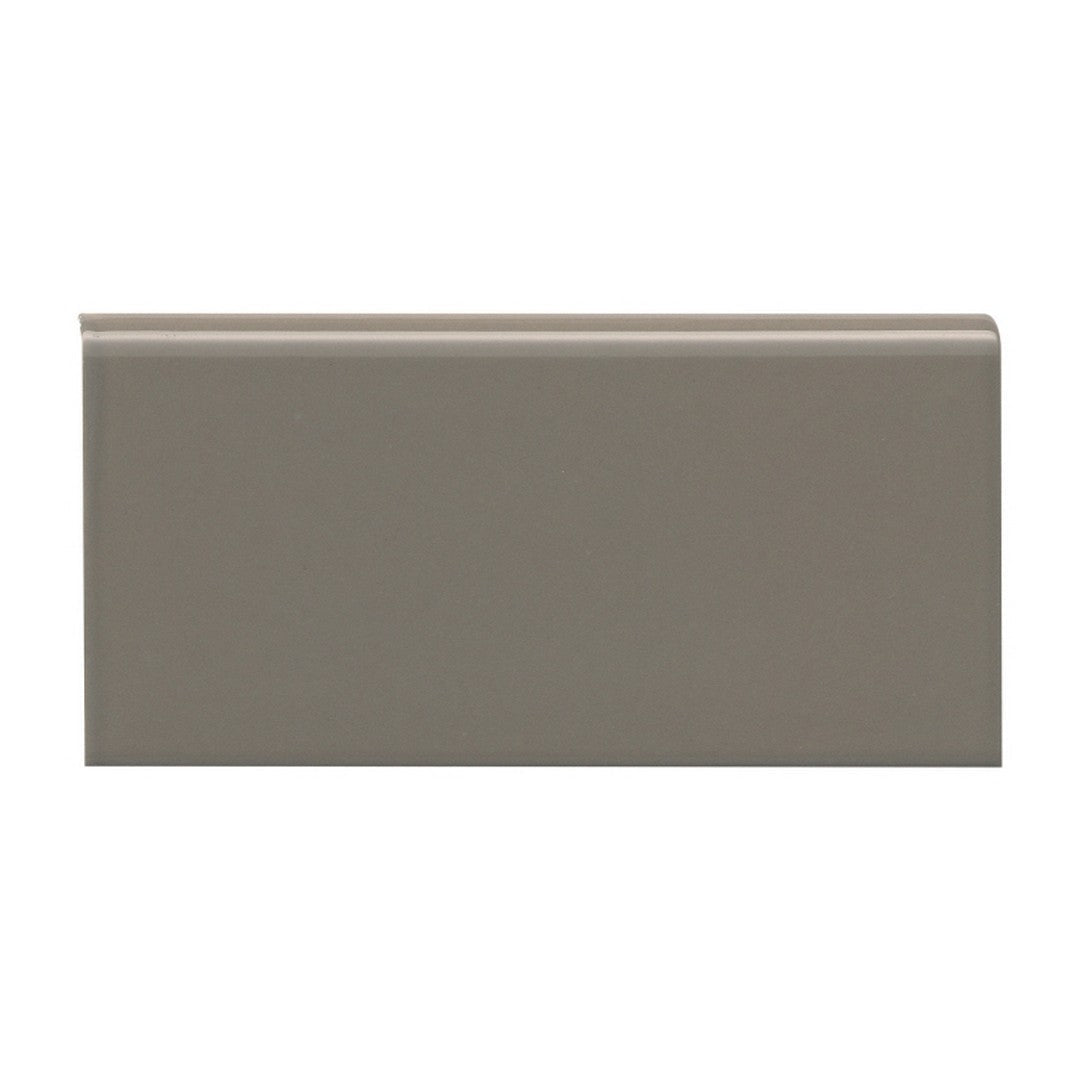 Emser Catch 3" x 6" Pressed Glossy Ceramic Wall Bullnose