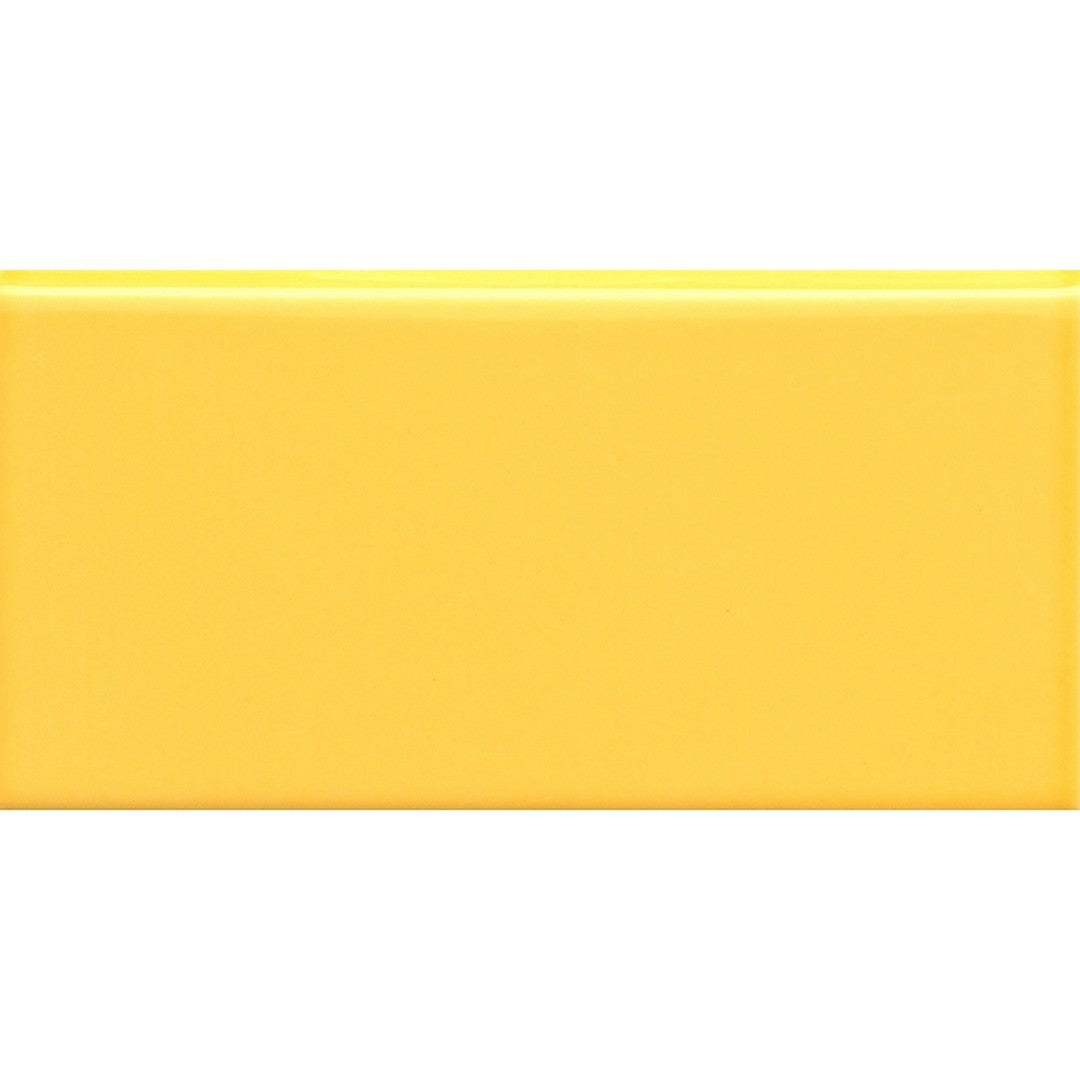 Emser Catch 3" x 6" Pressed Glossy Ceramic Wall Bullnose