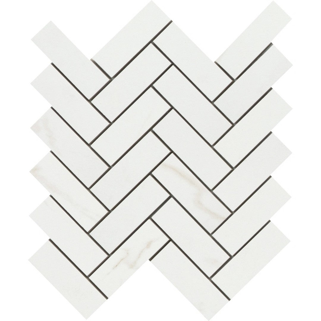 Emser Contessa 8" x 9" Matte 1x3" Herringbone Porcelain Mosaic