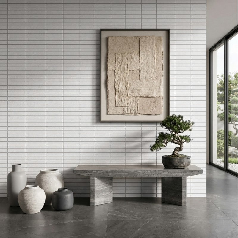 Emser-Genesis-12-x-12-Matte-1x6-Stacked-Porcelain-Mosaic-White