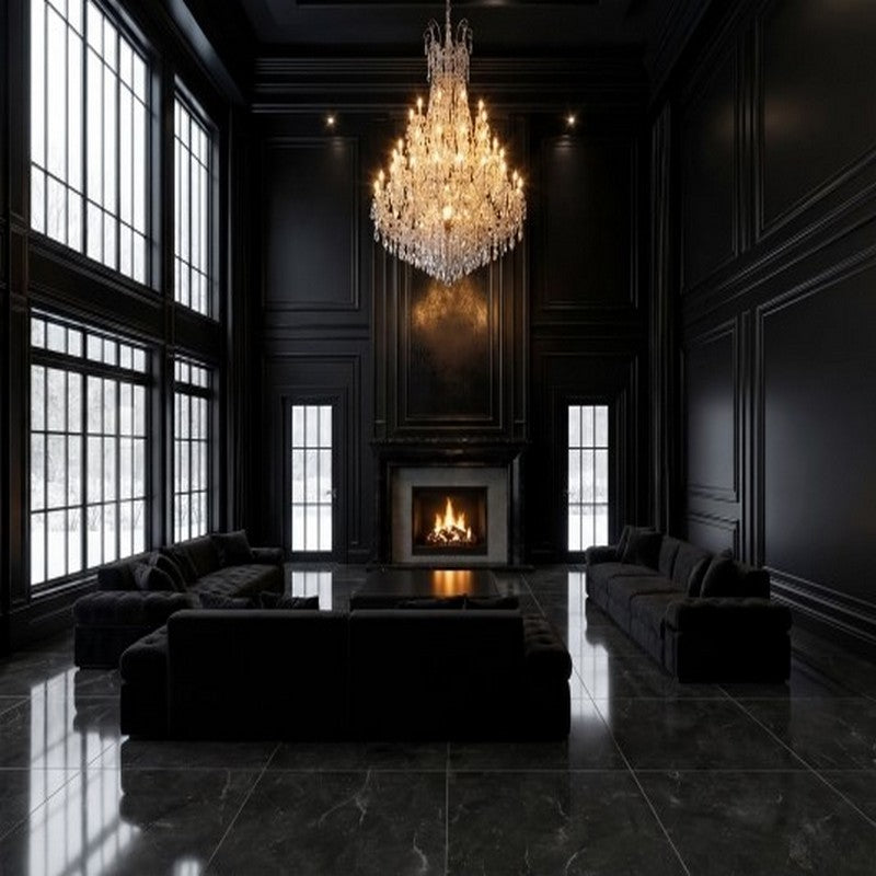 Emser-Savino-32-x-32-Rectified-Polished-Porcelain-Tile-Nuit