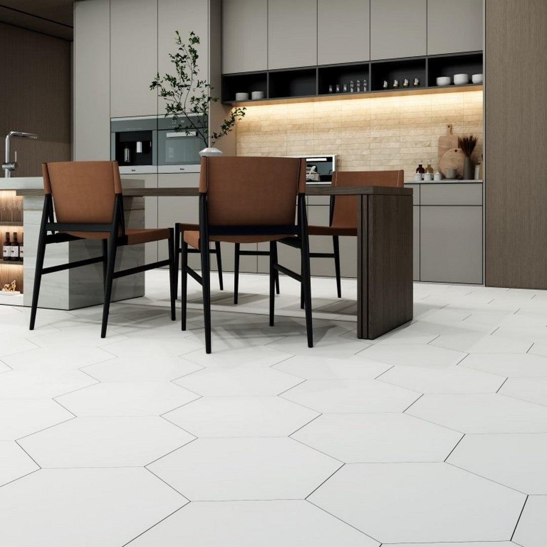 Emser-Rhythm-19-x-22-Pressed-Matte-Porcelain-Hexagon-Tile-White