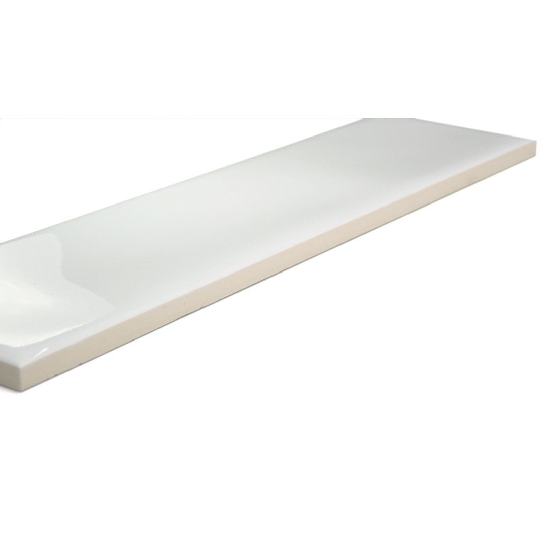 Emser-Craft-II-3-x-12-Pressed-Glossy-Ceramic-Wall-Tile-White-A