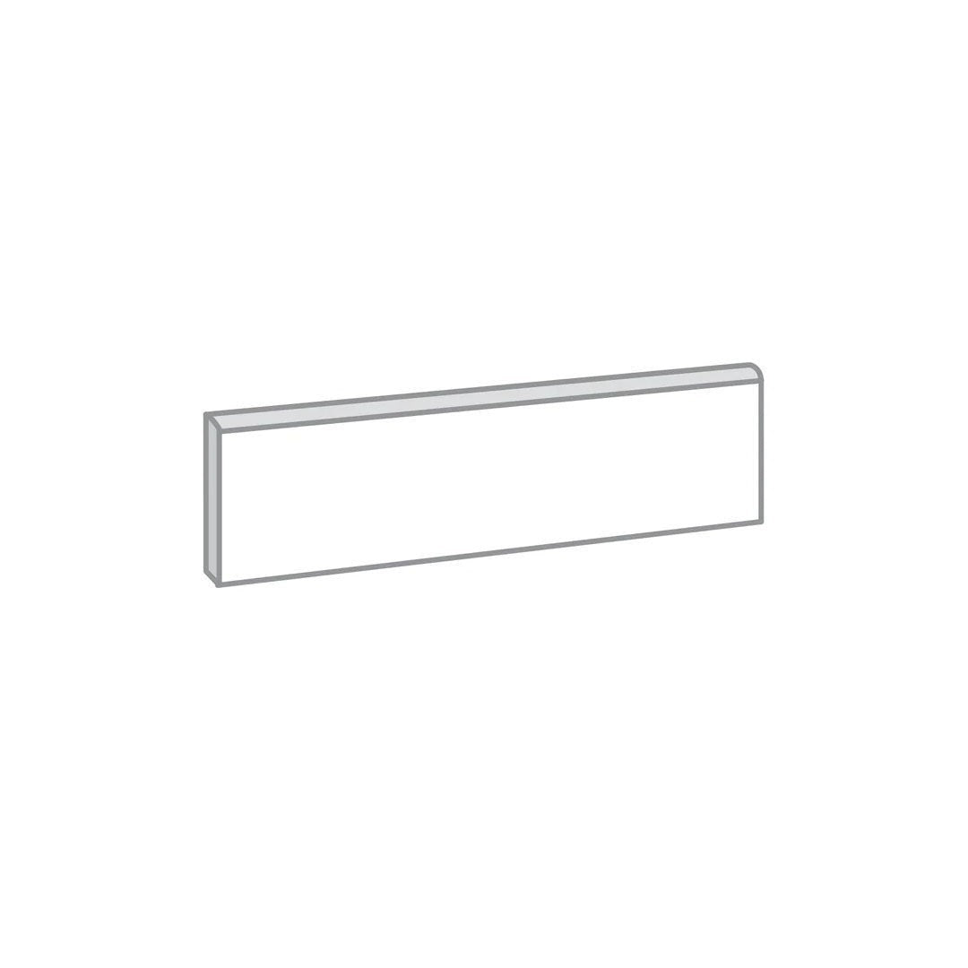 Emser Flex 4" x 16" Pressed Matte Ceramic Wall Bullnose