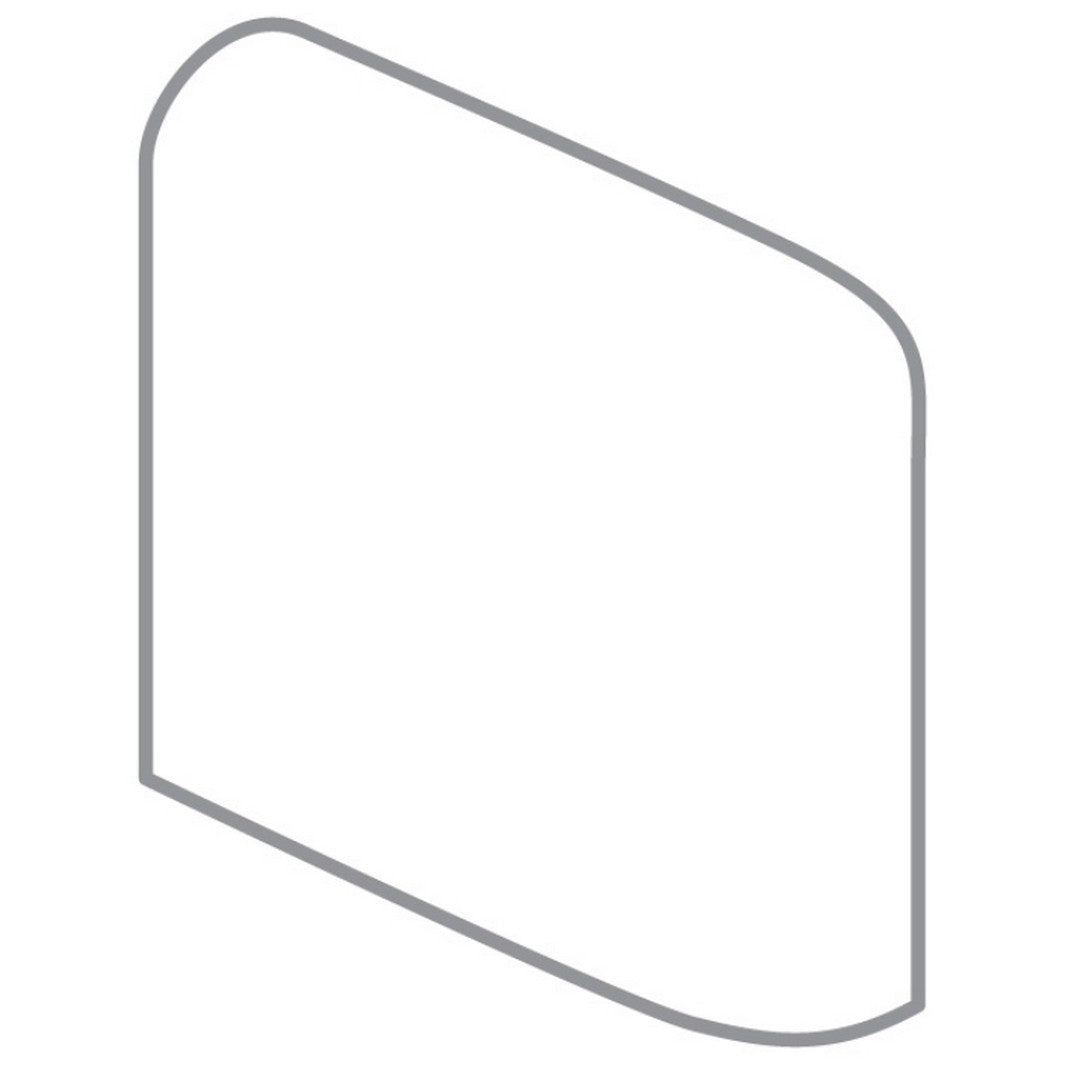 Emser Flex 2" x 2" Pressed Matte Ceramic Bullnose Corner