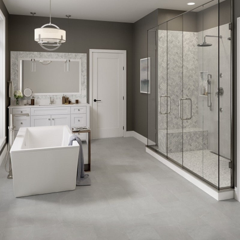 Emser-Link-14-x-20-Honed-2x3-Herringbone-Marble-Mosaic-White