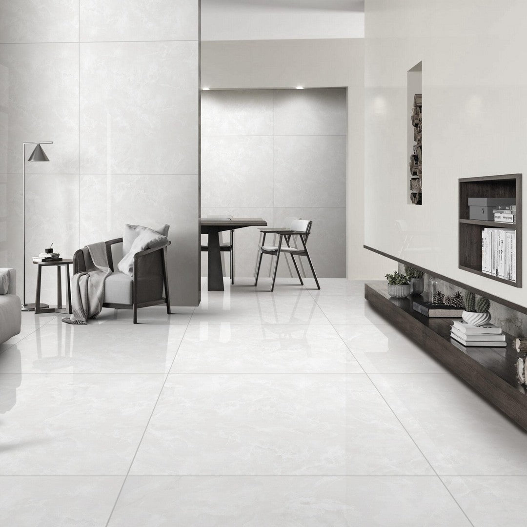 Tesoro-Madras-48-x-48-Rectified-Polished-Porcelain-Tile-Bianco