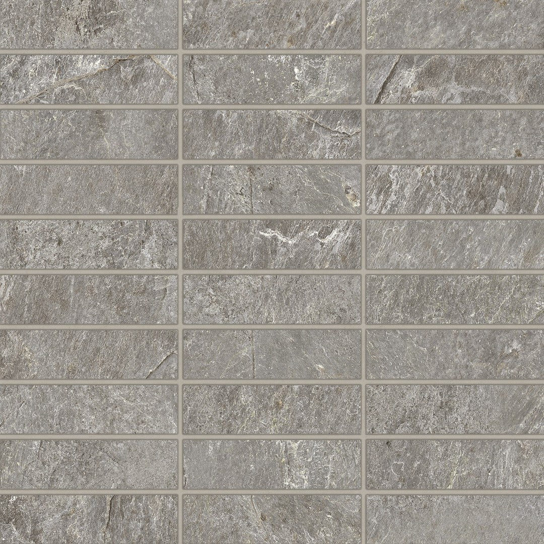 Bedrosians Farmhouse Living 12" x 12" Matte Porcelain 1x4" Straight Set Mosaic