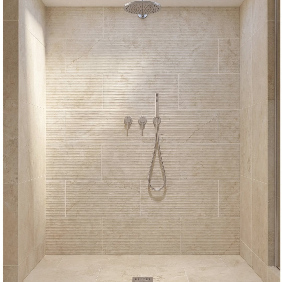 Bedrosians-Lunaris-12-x-24-Matte-Porcelain-Deco-Fluted-Wall-Tile-Beige