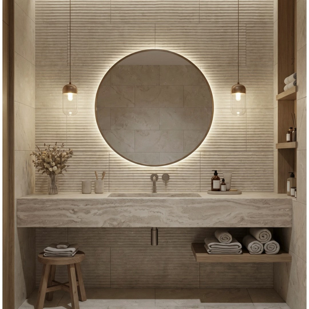 Bedrosians-Lunaris-12-x-24-Matte-Porcelain-Deco-Fluted-Wall-Tile-Greige