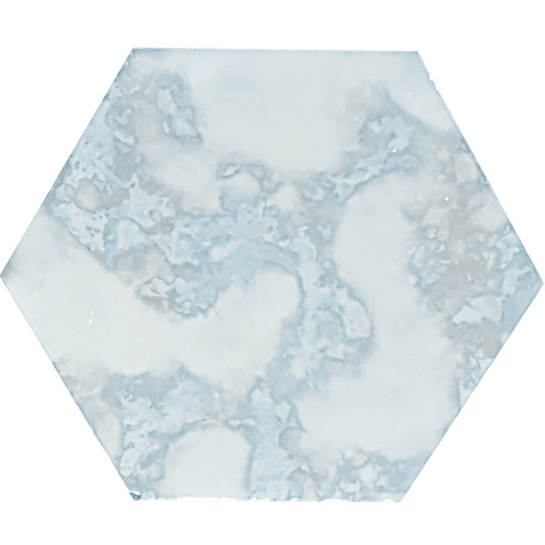 Tesoro Classic Mirror 5" x 5.875" Glass Hexagon Tile