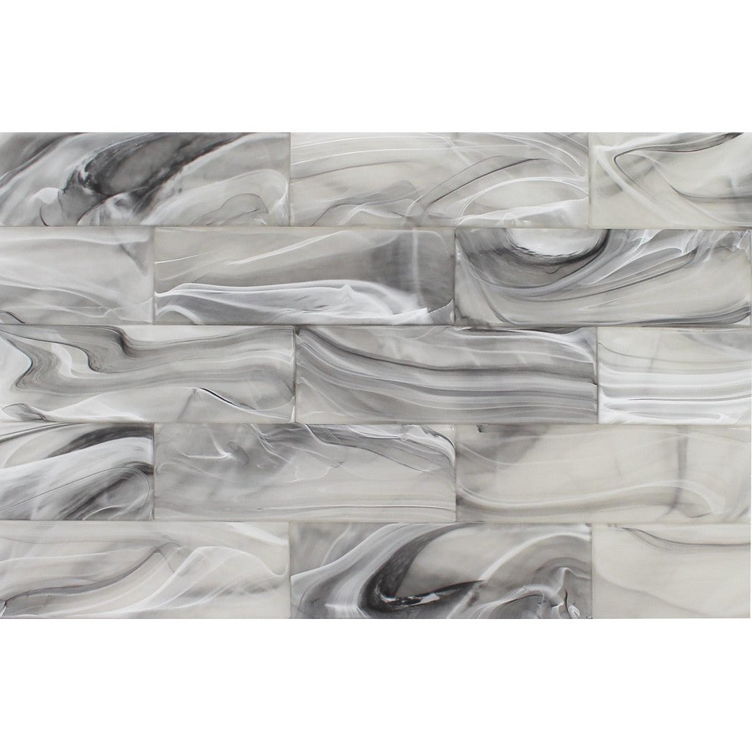 Tesoro Clouds 3" x 9" Glass Wall Tile