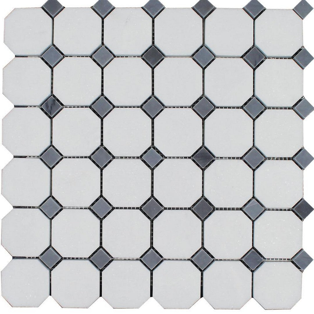 Tesoro Metropolitan Blends 12" x 12" Octagon Natural Stone Mosaic