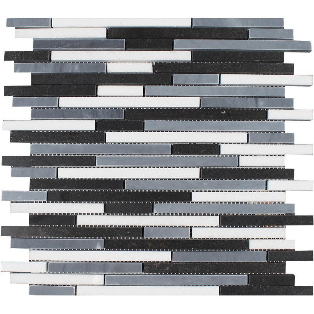 Tesoro Metropolitan Blends 11.75" x 11.5" Pixie Natural Stone Mosaic