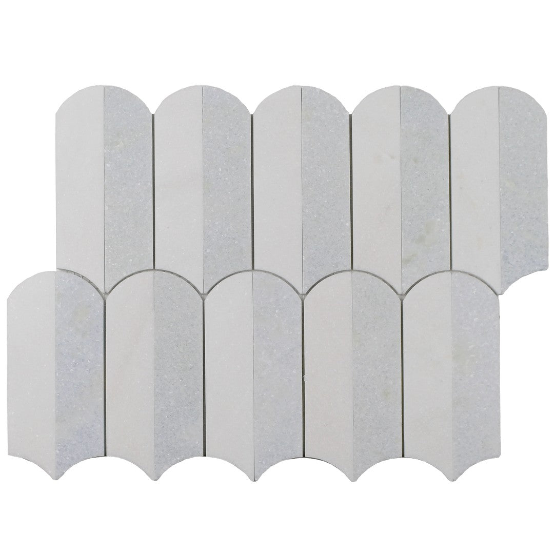 Tesoro Showtime 13.25" x 10.25" Honed Waterjet Natural Stone Mosaic