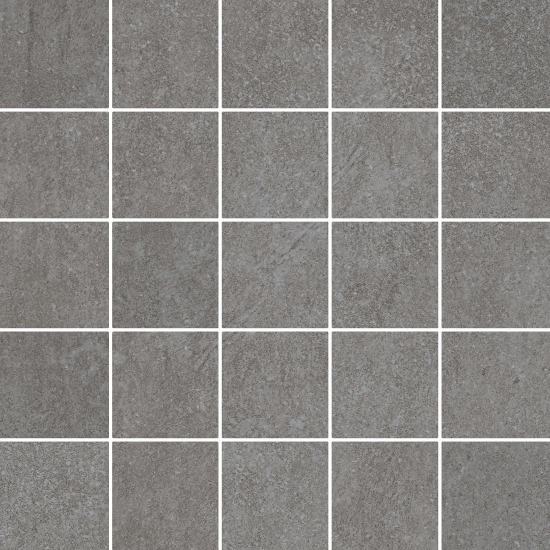 Florida Tile Aventis 12" x 12" Concrete Matte Porcelain Mosaic