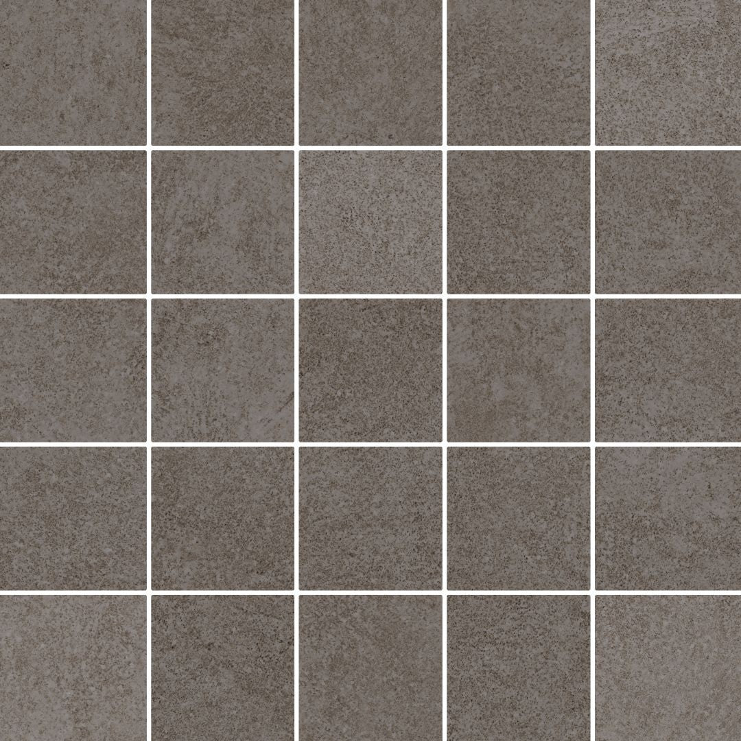 Florida Tile Aventis 12" x 12" Concrete Matte Porcelain Mosaic