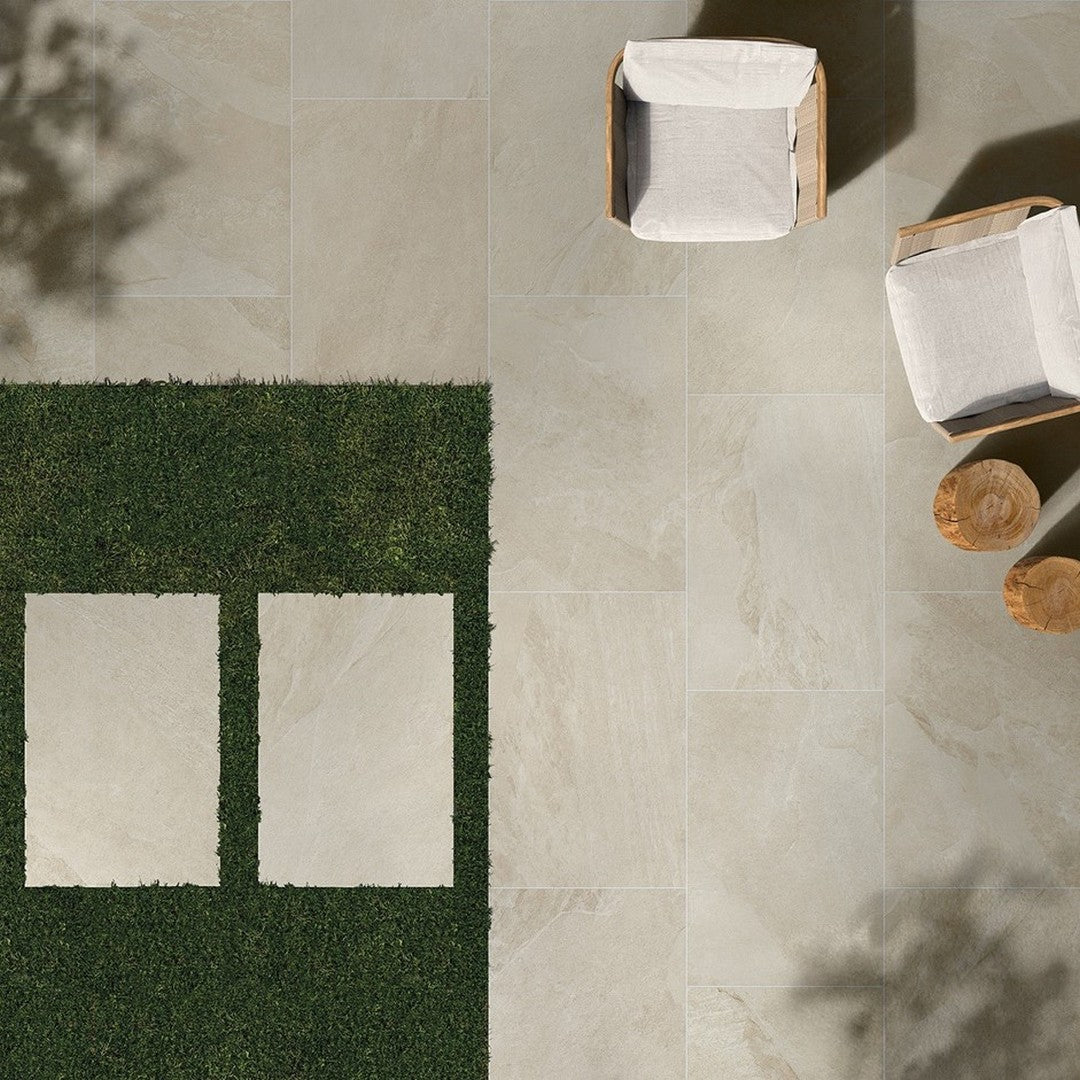 Florida Tile High Ridge 24" x 36" Porcelain Matte Pavers Pinnacle Beige