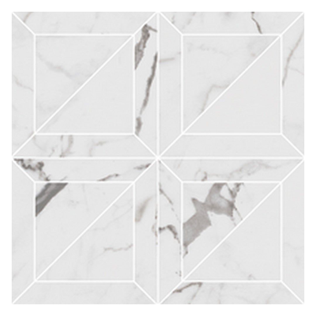 Florida Tile Indulge 12" x 12" Rectified Polished Porcelain Mosaic