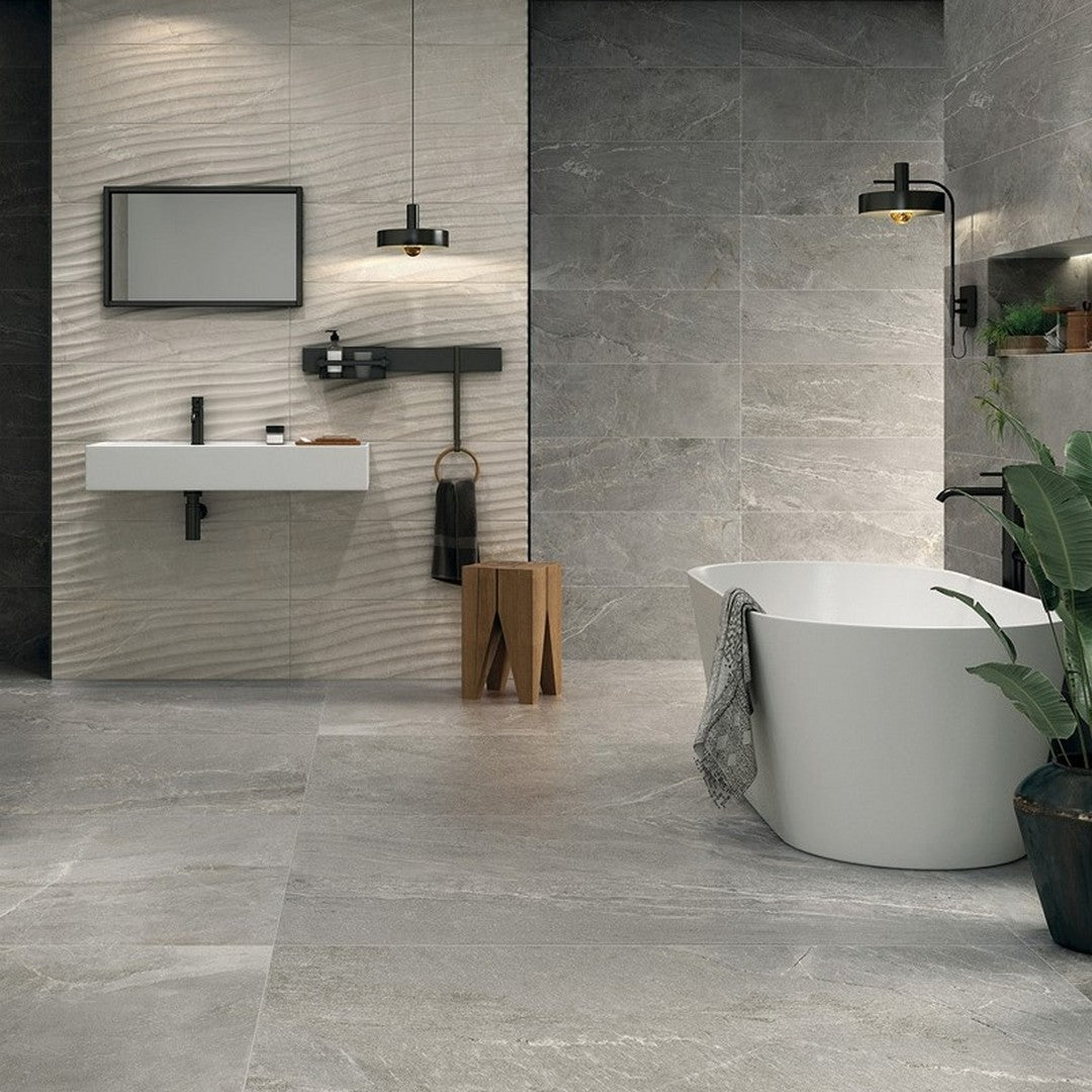 Florida-Tile-Tempo-24-x-48-Matte-Porcelain-Tile-Ash-Gray