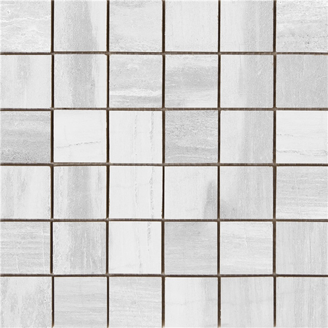 Happy Floors Fossil 12" x 12" Natural Porcelain 2" Mosaic