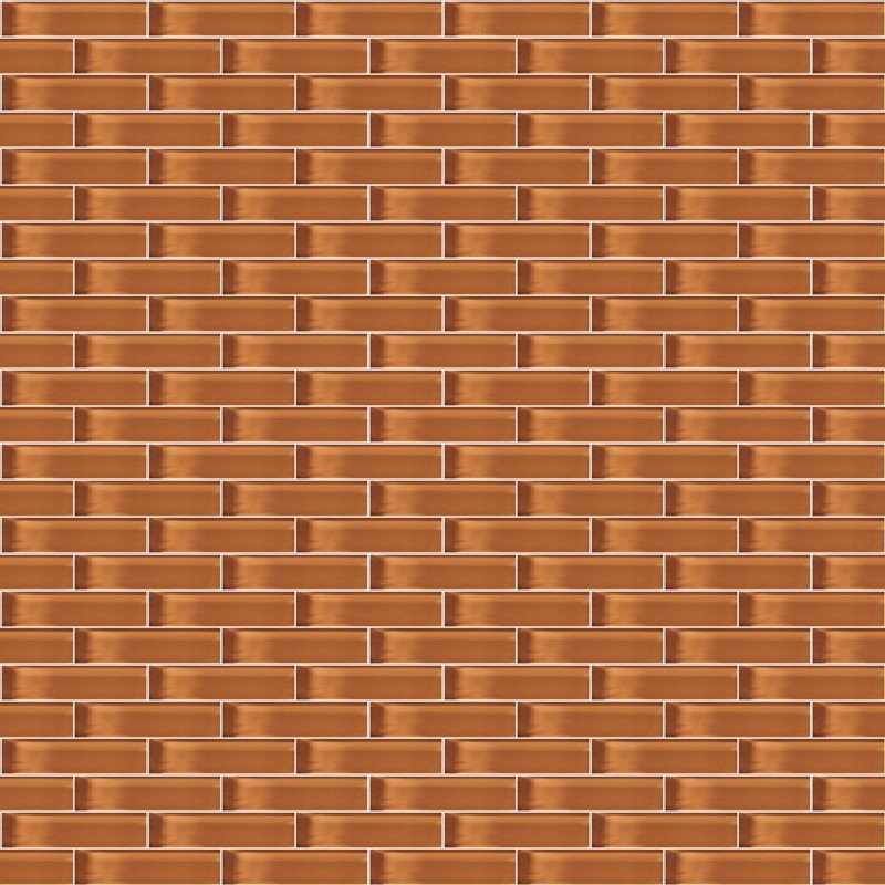 Crossville Glass Blox 12" x 12" Glass 0.5x2" Brick Mosaic