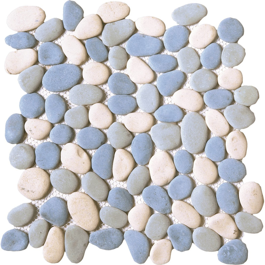 Bati Orient Bali 12" x 12" Reconstituted Pebble Natural Stone Mosaic