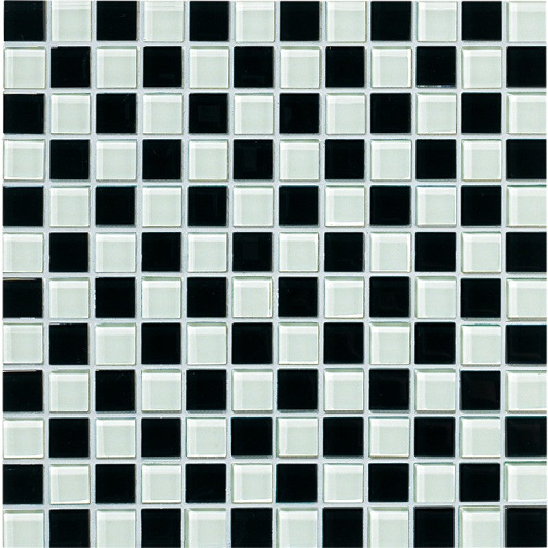 Crossville Glass Blox 12" x 12" Glass 1" Blend Mosaic
