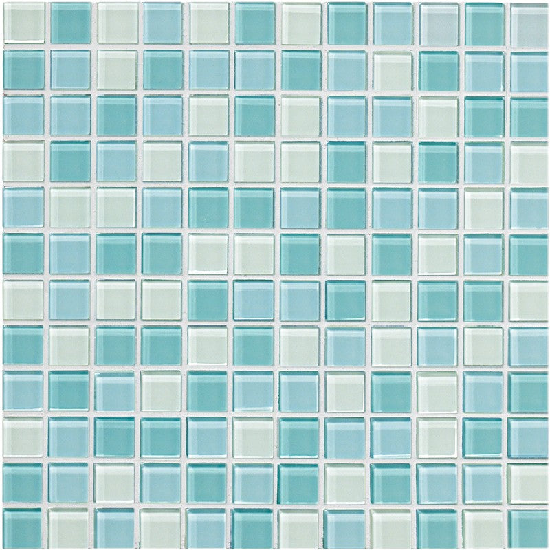 Crossville Glass Blox 12" x 12" Glass 1" Blend Mosaic