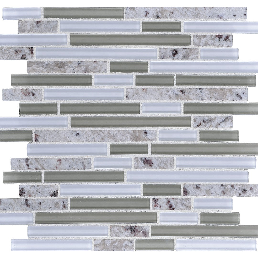 Daltile Granite Radiance 12" x 12" Random Linear Mosaic