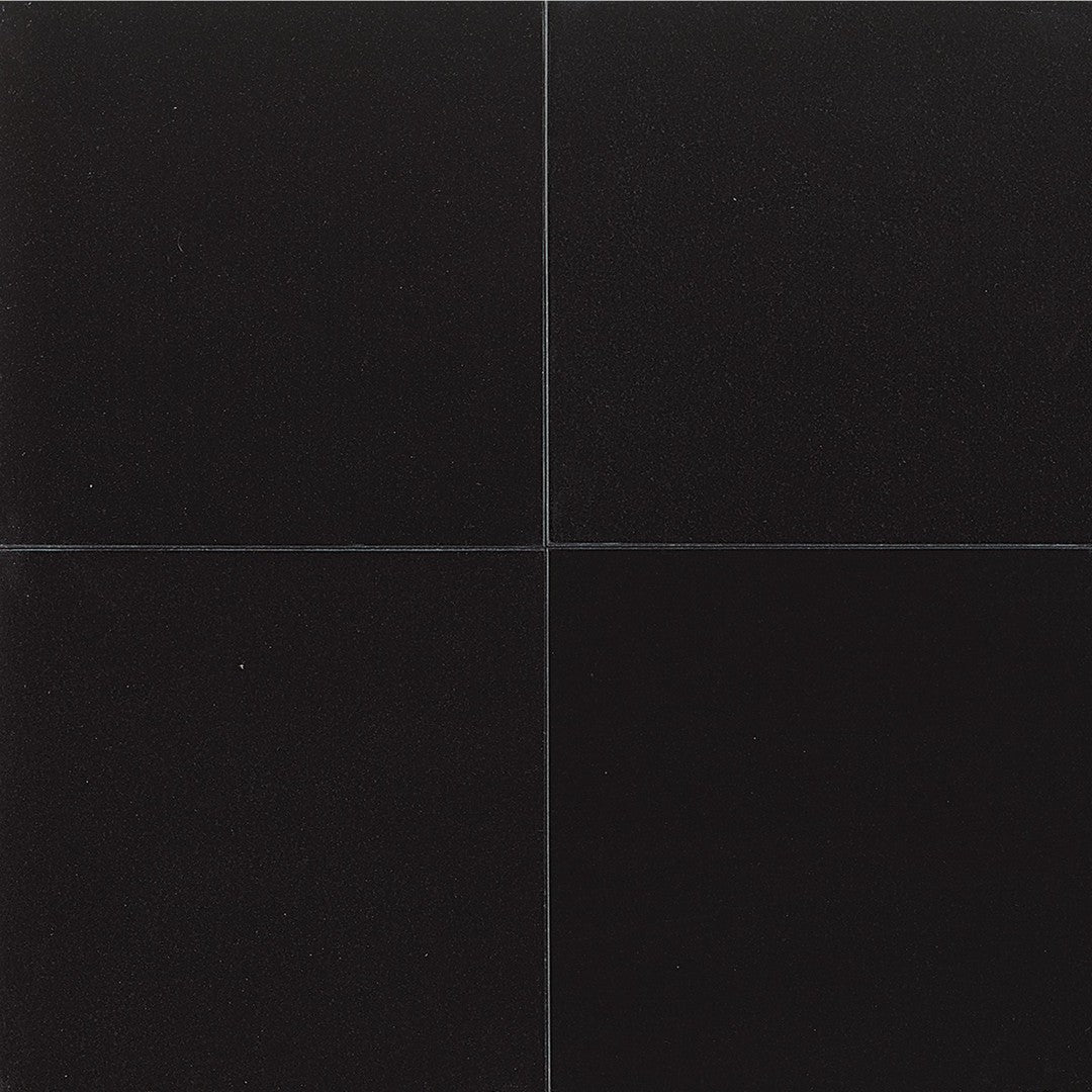 Bedrosians Granite Absolute Black 24" x 24" Polished Tile