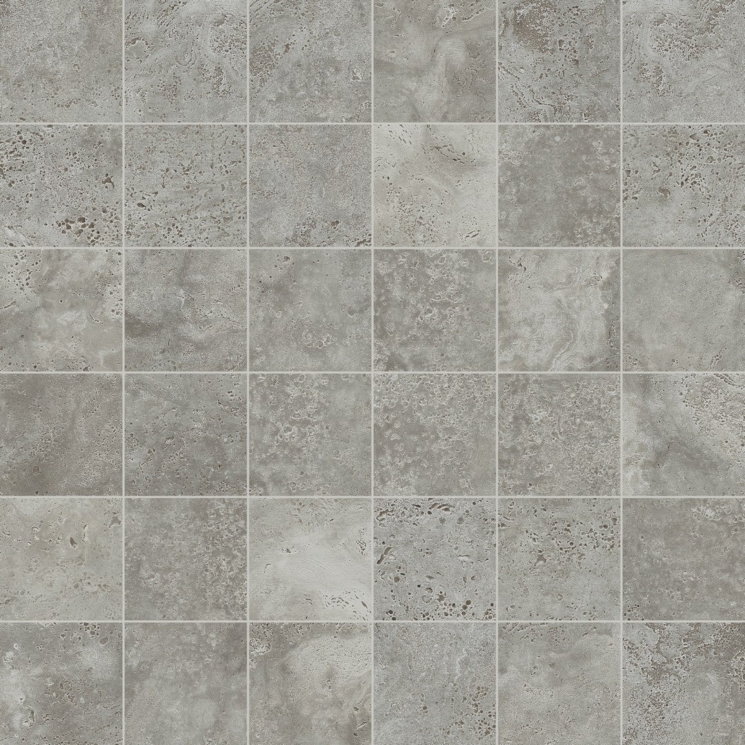 Happy Floors Navona 12" x 12" Natural Porcelain 2" Mosaic