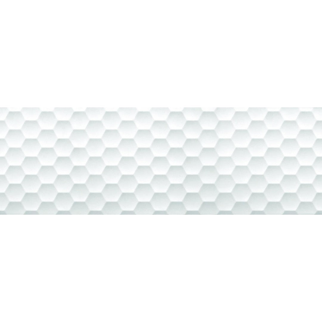 Happy Floors Glaciar 12" x 36" Rectified Natural Ceramic Deco Wall Tile