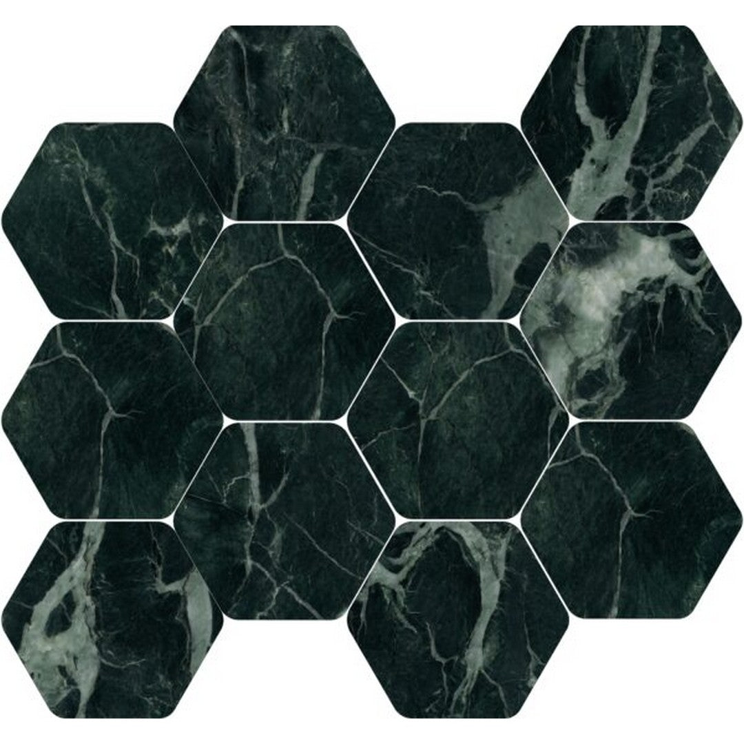 Happy Floors Kobe 12" x 13.5" Polished Porcelain Hexagon Mosaic