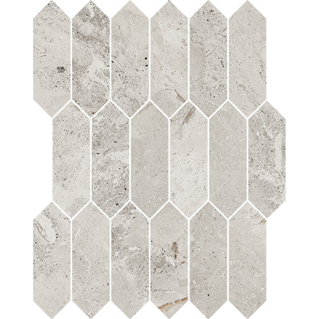 Happy Floors Eva 11.5" x 11" Polished Porcelain Picket Mosaic